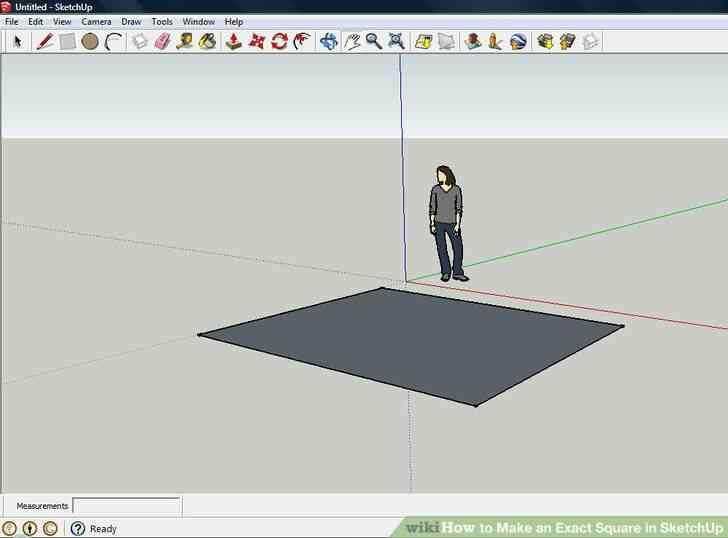 Image intitulée Faire un Carré Exact dans SketchUp à l